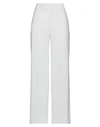 PUROTATTO PUROTATTO WOMAN PANTS WHITE SIZE 8 VISCOSE, POLYESTER, ELASTANE,13676369UJ 4