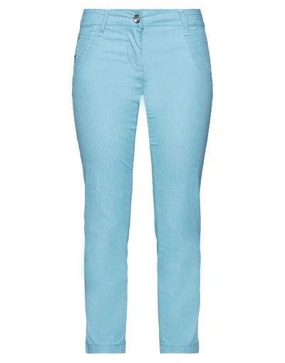 Jacob Cohёn Cropped Pants In Blue