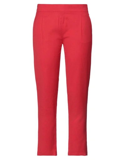 Paul & Shark Pants In Red