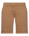 Mason's Woman Shorts & Bermuda Shorts Camel Size 10 Cotton, Elastane In Beige