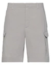 ERMENEGILDO ZEGNA ZEGNA MAN SHORTS & BERMUDA SHORTS GREY SIZE 36 COTTON, LINEN, ELASTANE,13677590EU 5