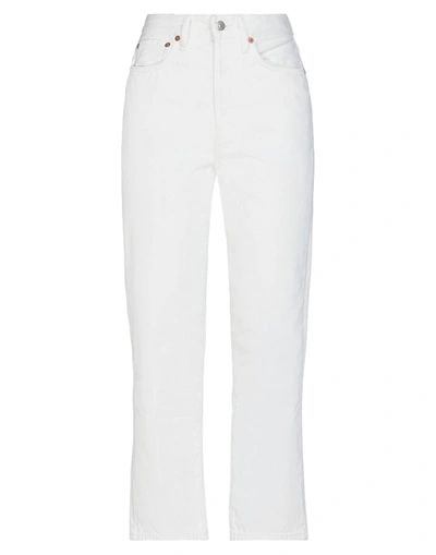 Acne Studios Jeans In White