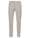 Pt Torino Beige Trousers With Front Pleat In Grey