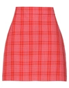 Msgm Mini Skirts In Red