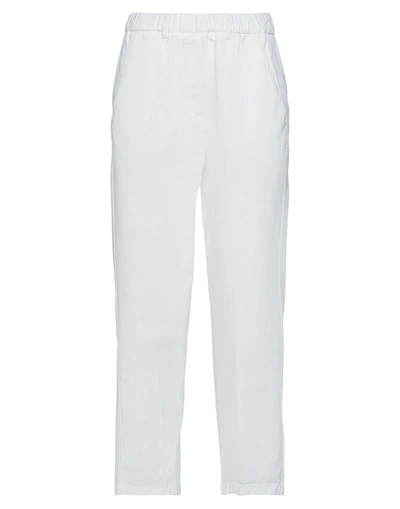 Alysi Cropped Pants In White