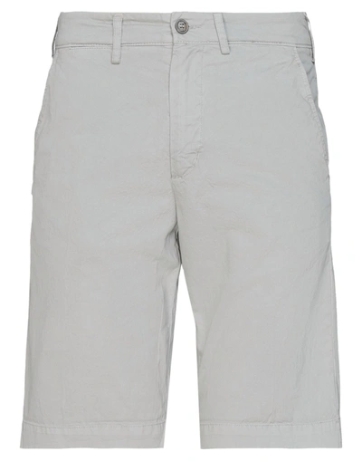 40weft Man Shorts & Bermuda Shorts Grey Size 26 Cotton In Grey