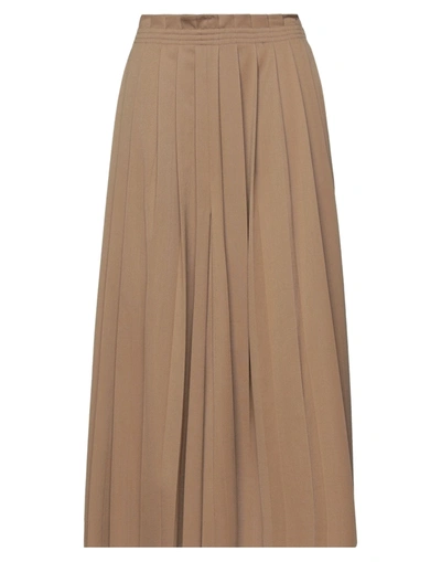 Mm6 Maison Margiela Cropped Pants In Camel