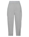 European Culture Cropped Pants In Grey