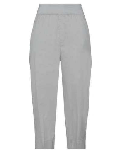 European Culture Cropped Pants In Grey