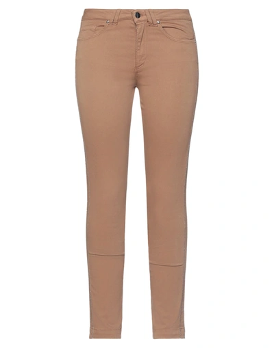 D-exterior Pants In Beige