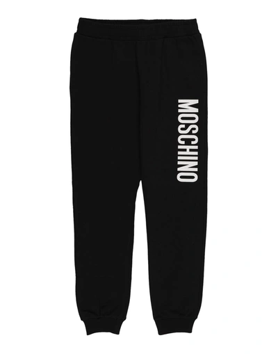 Moschino Teen Pants In Black