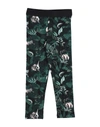 Kenzo Stretch Cotton Floral Leggings In Black