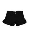 Msgm Kids' Shorts & Bermuda Shorts In Black