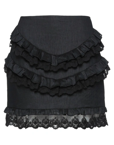Giulia N Mini Skirts In Black
