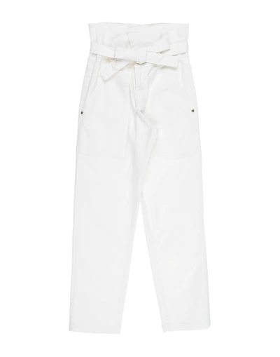 L:ú L:ú By Miss Grant Kids' Pants In White