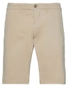 Impure Man Shorts & Bermuda Shorts Sand Size 40 Cotton, Elastane In Beige