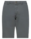 Impure Man Shorts & Bermuda Shorts Lead Size 40 Cotton, Elastane In Grey