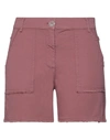 Zhelda Denim Shorts In Pastel Pink