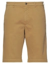 40weft Man Shorts & Bermuda Shorts Camel Size 28 Cotton In Beige