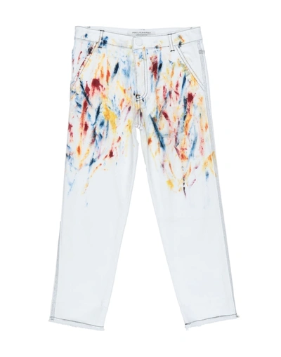 Philosophy Di Lorenzo Serafini Kids' Jeans In White