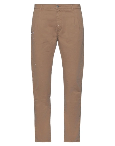 Grey Daniele Alessandrini Pants In Beige