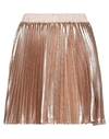 Olla Parèg Mini Skirts In Light Brown
