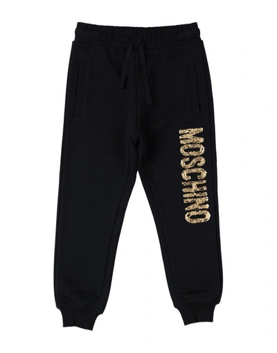 Moschino Kid Babies' Pants In Black