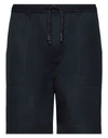 Pence Man Shorts & Bermuda Shorts Midnight Blue Size S Cotton
