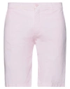 Liu •jo Man Man Shorts & Bermuda Shorts Pink Size 28 Cotton, Elastane