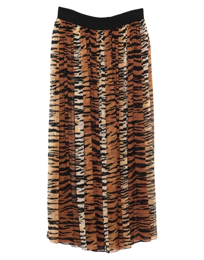 Alexandre Vauthier Gathered Tiger-print Silk-chiffon Wide-leg Trousers In Brown