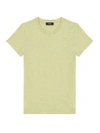 Theory Tiny Tee 2 Nebulous Organic Cotton Top In Pale Lime