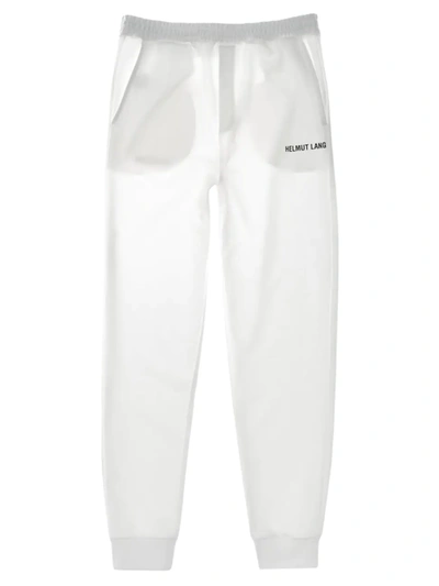 Helmut Lang Men's Core Logo Joggers In White