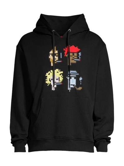 Mostly Heard Rarely Seen Smoking Kills Print Hoodie In Black