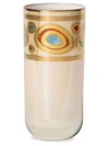 Vietri Regalia Aqua High Ball Glass In Cream