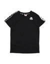 Kappa T-shirts In Black