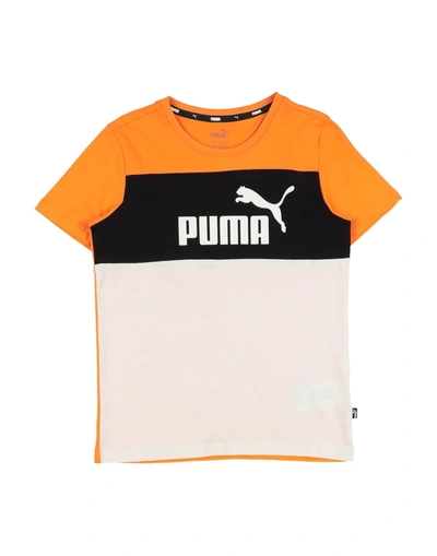 Puma T-shirts In Orange