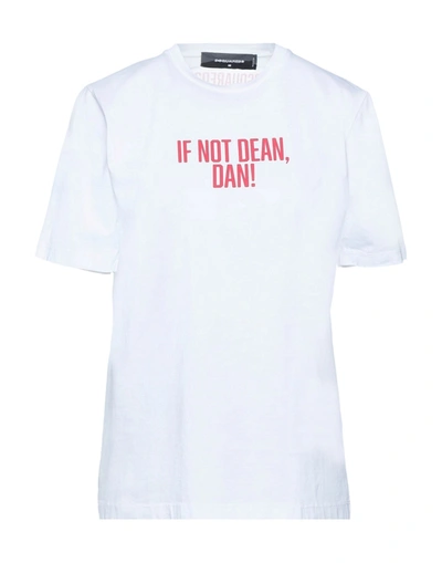 Dsquared2 T-shirts In White