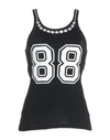 P.a.r.o.s.h Tank Tops In Black