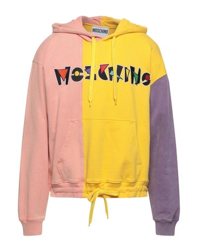 Moschino Sweatshirts In Yellow