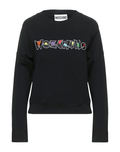 Moschino Sweatshirts In Black