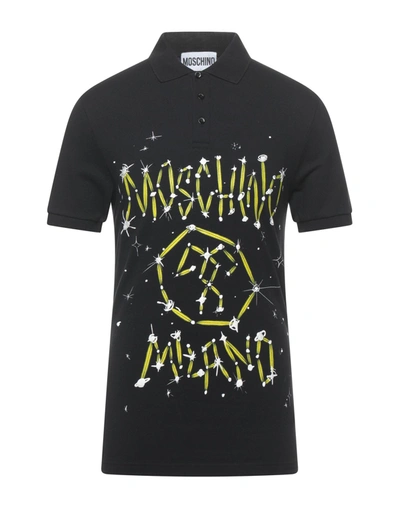 Moschino Polo Shirts In Black