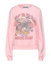 Moschino Sweatshirts In Pink