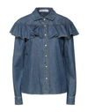 Philosophy Di Lorenzo Serafini Denim Shirts In Blue