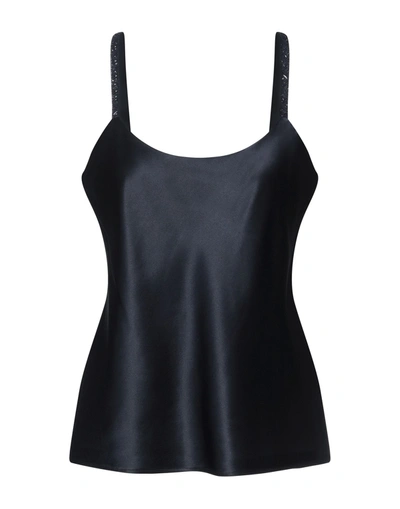 Max Mara Tops In Dark Blue