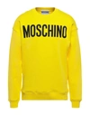 Moschino Sweatshirts In Yellow