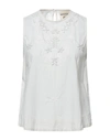 Semicouture Tops In White