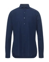 CALIBAN 820 CALIBAN 820 MAN SHIRT MIDNIGHT BLUE SIZE 15 ¾ COTTON, LINEN,12682035AP 4