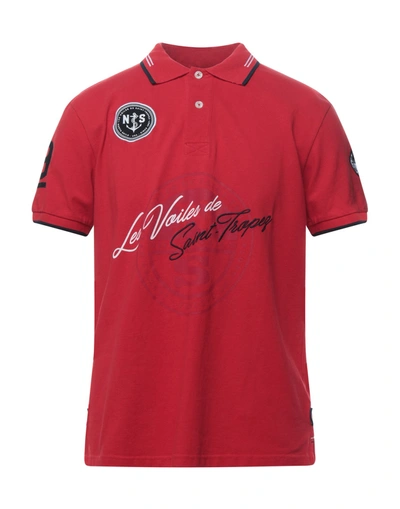 North Sails Polo Shirts In Red