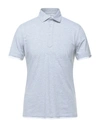 Brunello Cucinelli Polo Shirts In Light Grey