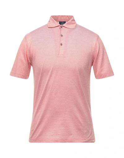Barba Napoli Polo Shirts In Pink